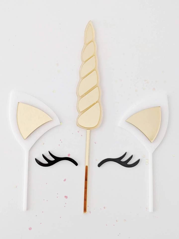 Unicorn Cake Topper Set for wholesale by AALVO