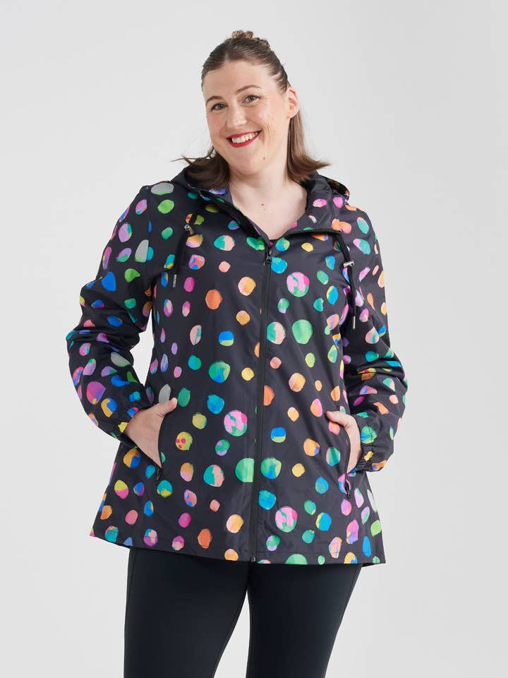 Imperméable Polka Nuit - Adultes pour la vente par Mama Movement
