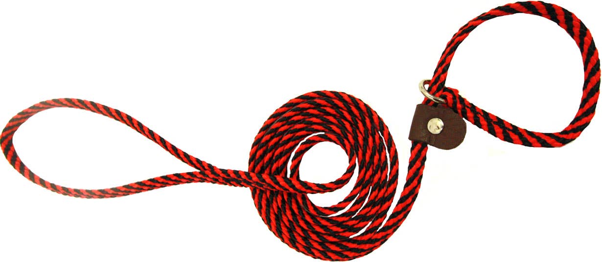 Lone Wolf Pets - Wholesale Pet Leash - Dog - 1/4" Flat Braid Slip Leads18
