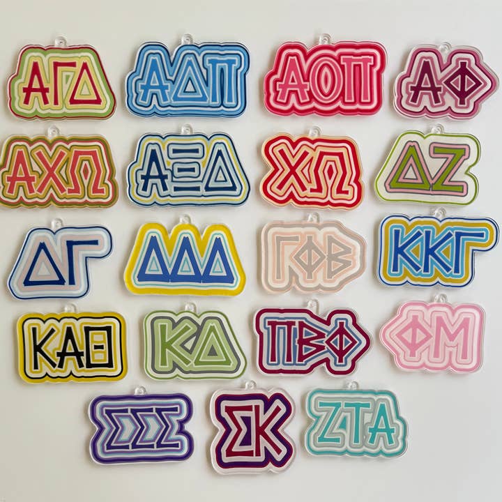 Buttongirl99 - Wholesale Ornament - Sorority Acrylic Christmas Ornament - 19 Options3