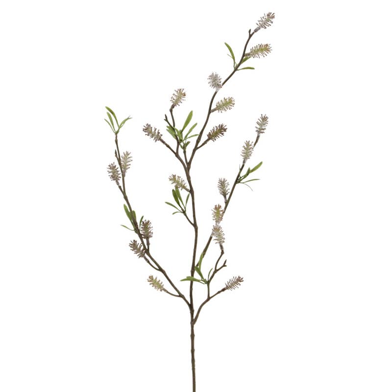 Floratexx - Wholesale Artificial flowers - Willow kitten branch 73 cm gr-cream0