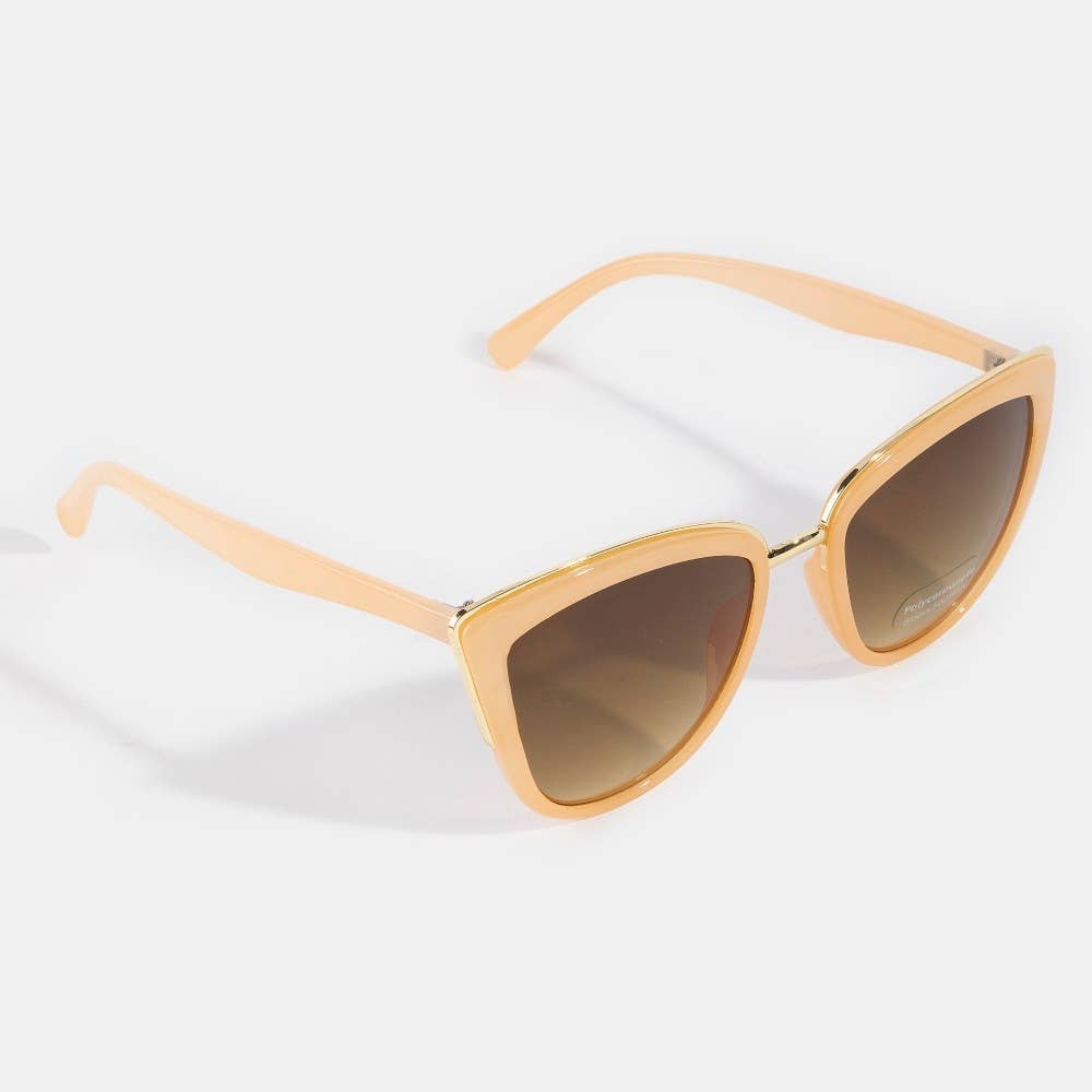 ASSORTED Metallic Accent Cat Eye Sunglasses Set for wholesale on Faire2