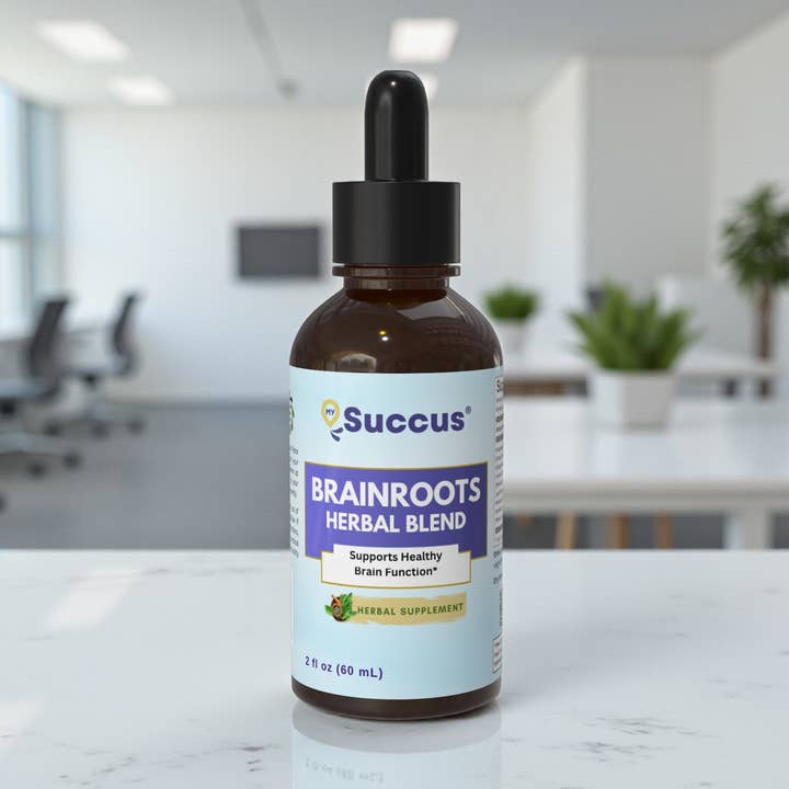 BrainRoots Tincture – Cognitive Botanical Blend for wholesale by Succus