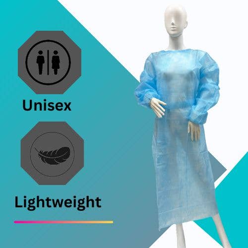 Sierra Socks - Wholesale Protective face mask/shield - Disposable Isolation Gowns, Medical & PPE Elastic Cuff Gowns5