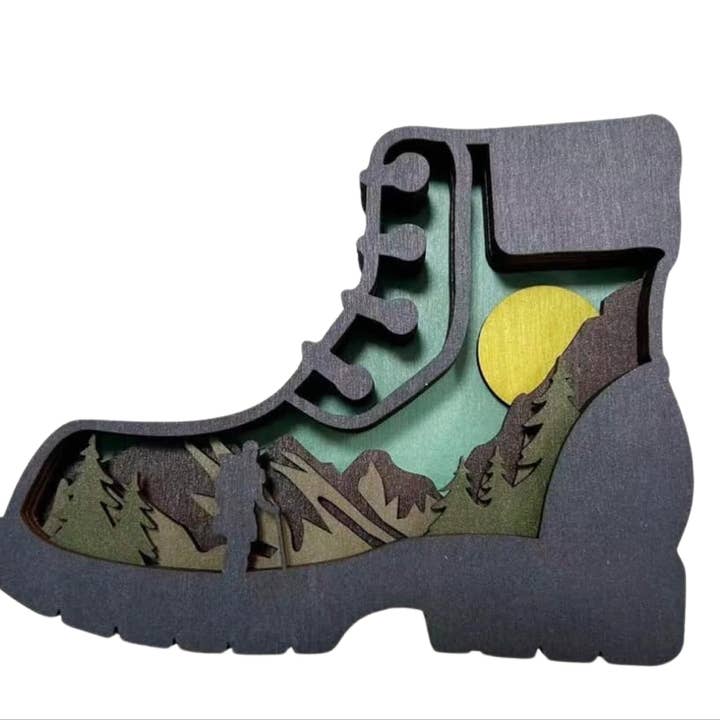 The Wilusz Way - Wholesale Decorative Tabletop Object - Hiking Boot