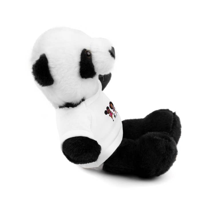 White Personalized Stuffed Animal with Custom Tee - Perfect Gift for Kids and Celebrations for wholesale on Faire14
