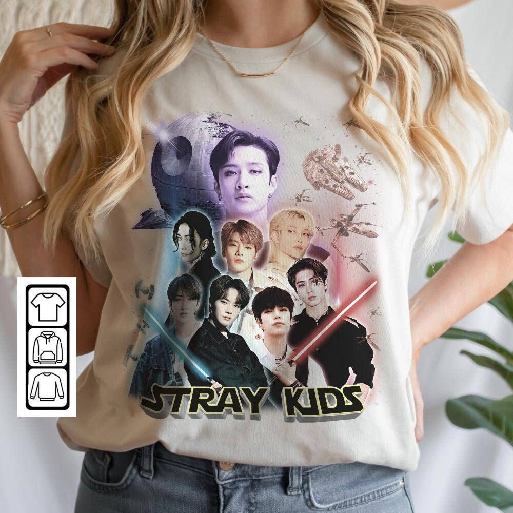 TheKingShirt - Wholesale T-Shirt (Graphic) - Women's - Stray Kids Exclusive Vintage Kpop0107MT T-Shirt6