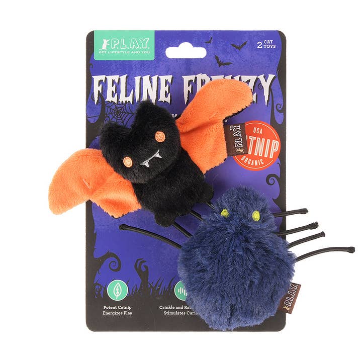 P.L.A.Y. Pet Lifestyle and You – wholesale Pet toy set – Cat – Feline Frenzy Creepy Critters Toy Set5