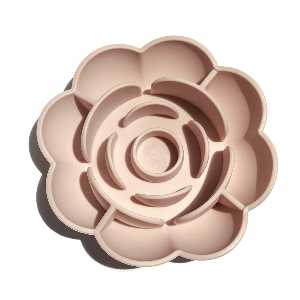Spot N Knot - Wholesale Pet Bowl - Cat/Dog - Slow Feeder Bowl with Suction Cup Base Flower | Silicone11