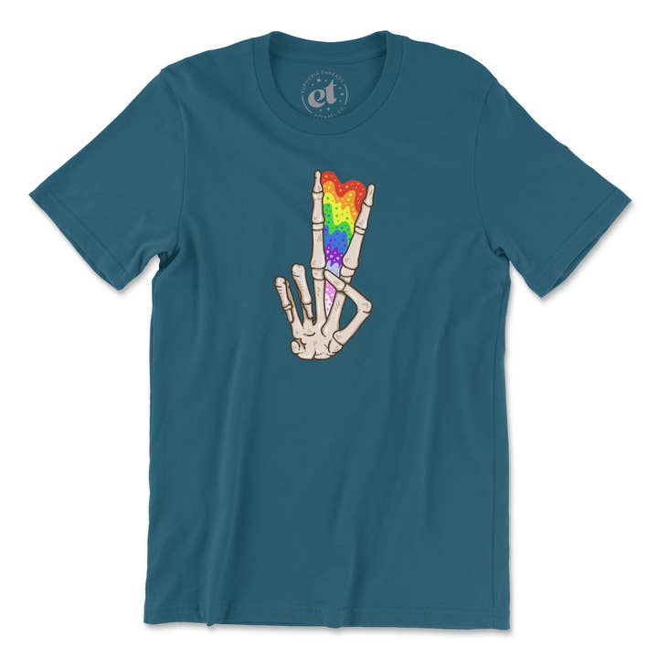 Peace Skeleton T-Shirt für den Großhandel von Euphoria Threads