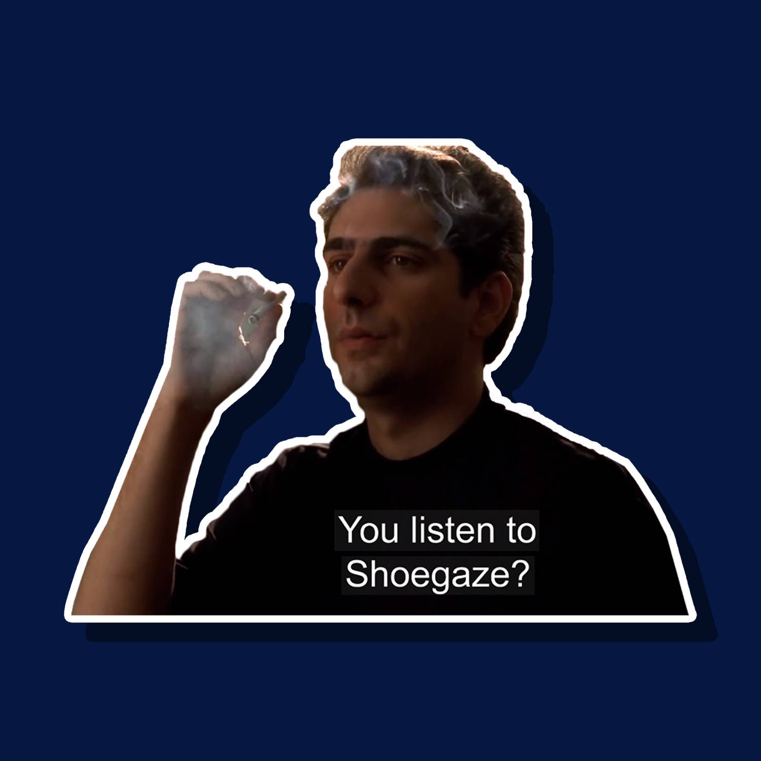 The Weeping Roses - Wholesale Sticker - Christopher Moltisanti Shoegaze Die Cut Vinyl Sticker0