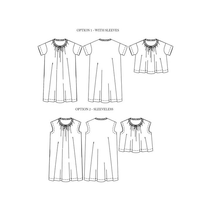 Merchant and Mills - Wholesale Craft sewing kit - The Clover Sewing Pattern UK XS-XL6