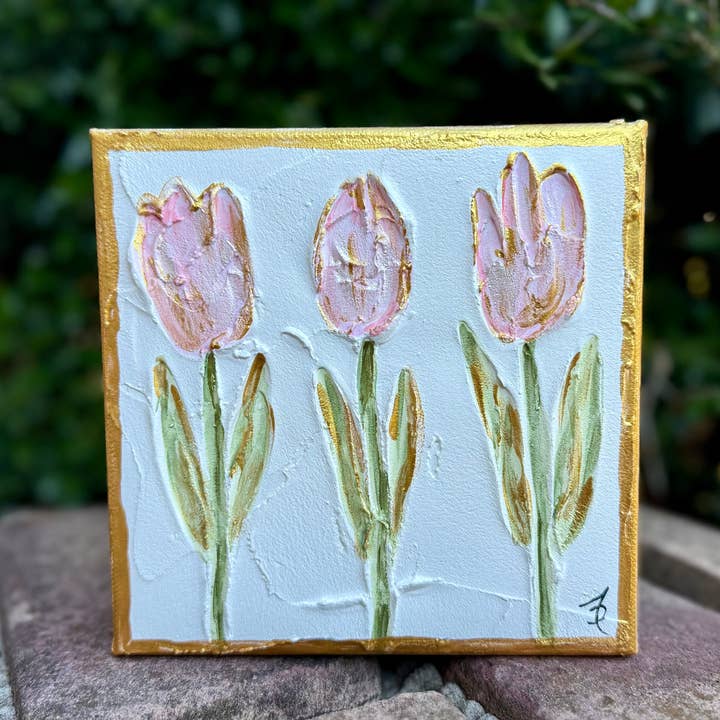 Framesaplenty - Wholesale Painting/Drawing - Tulip textured painting on canvas