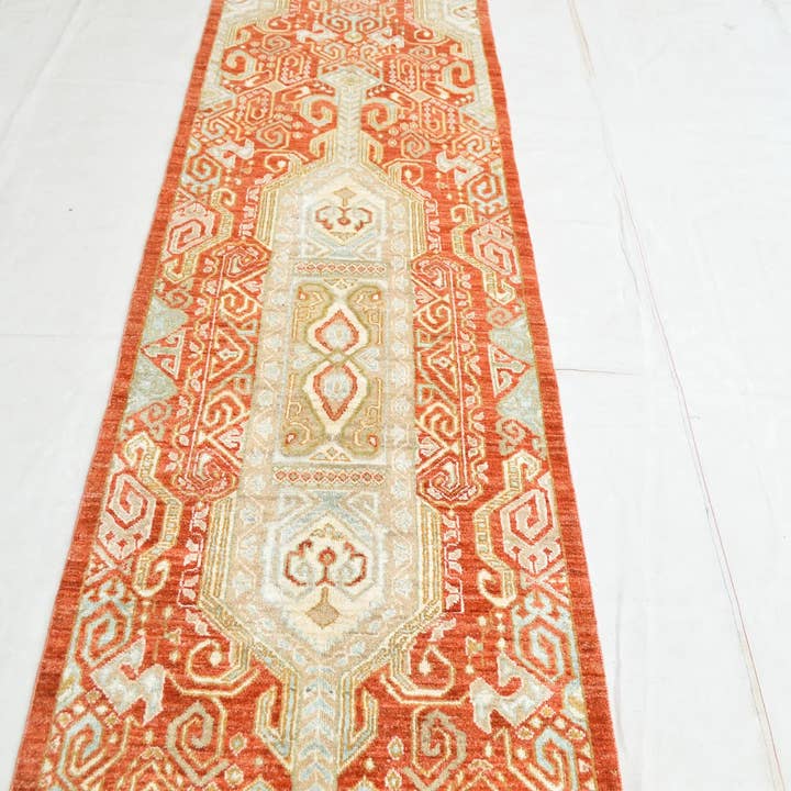 Zargarrugs - Wholesale Rug Pad - Ziegler rug 383x81cm carpet Runner hand-knotted