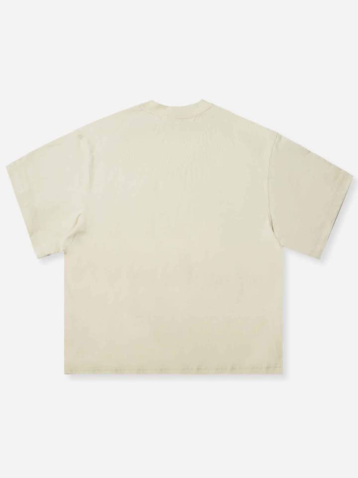 NOISSEY - Wholesale T-Shirt (Graphic) - Unisex - Boxy oversized Shell-colored T-shirt Embracing Money Figure10
