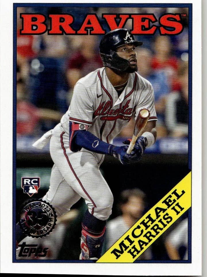 2023 Topps #T88-18 Michael Harris II 1988 Topps Baseball 35th Anniversary for wholesale by Chronic Cards