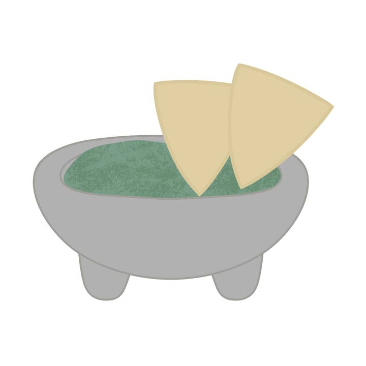 Guacamole Bowl with Chips for wholesale by Maison’s Custom Cutters