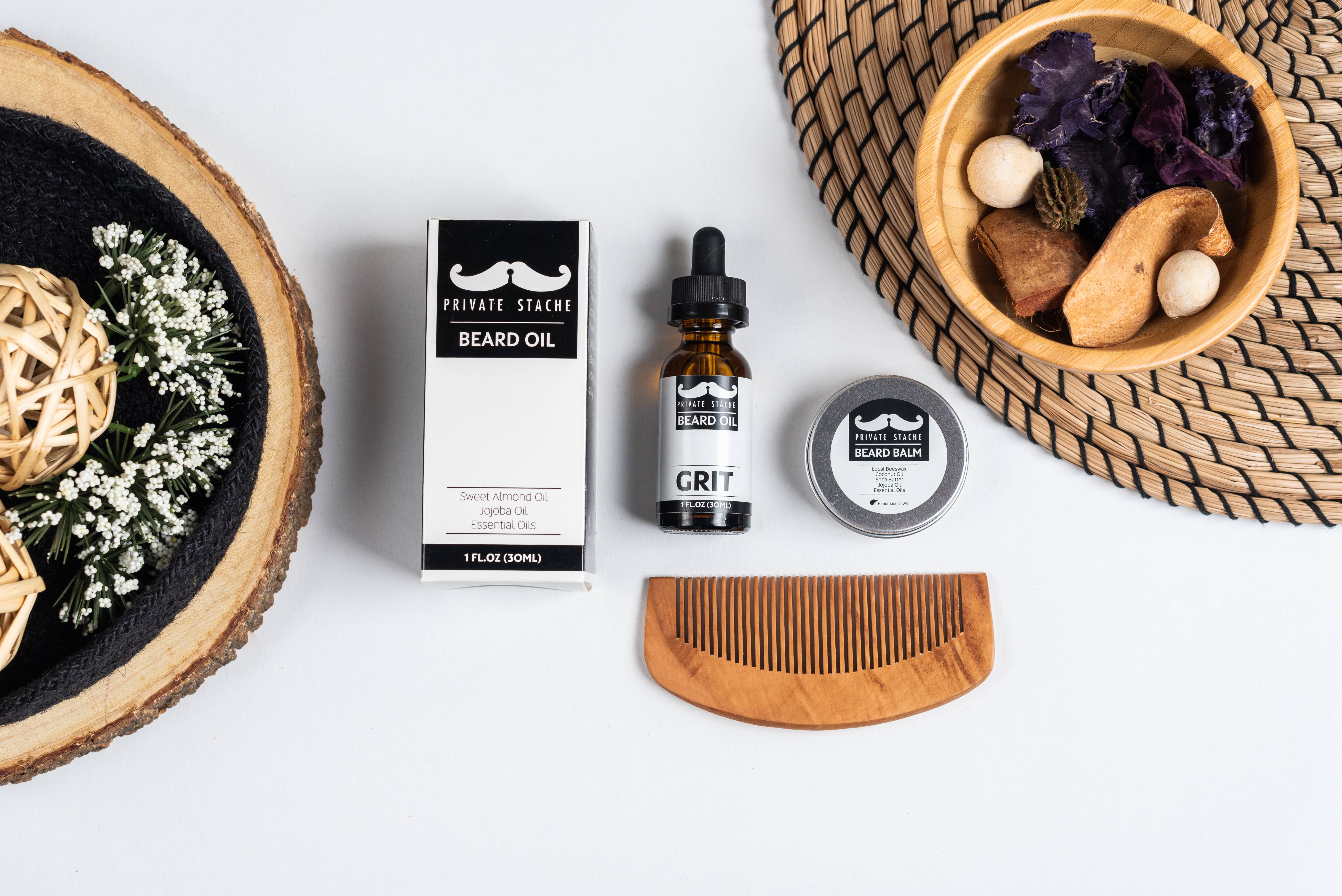 Private Stache - Wholesale Beard Styling Product - Beard Care Kit0