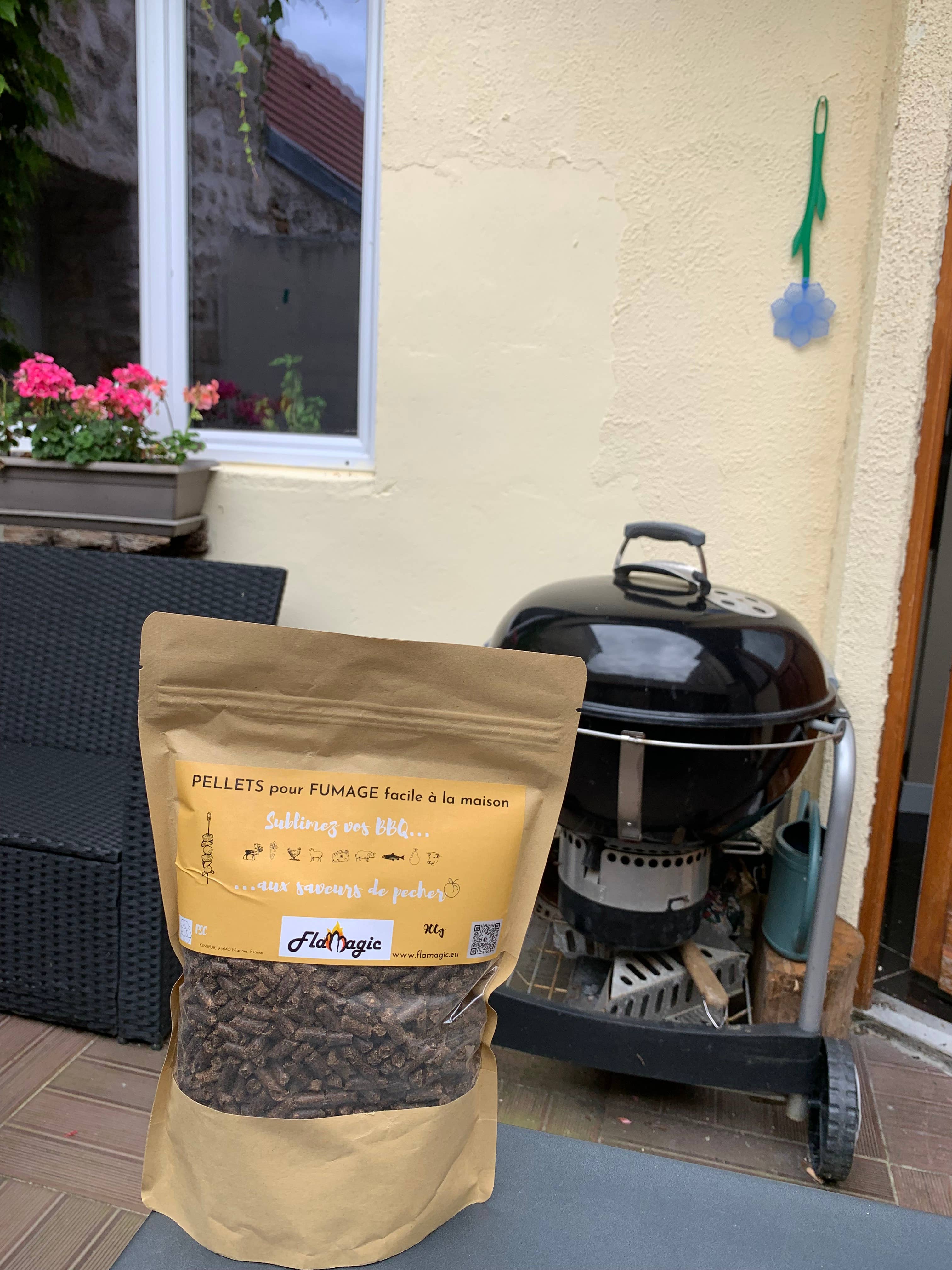 Flamagic - Wholesale Grillgereedschap voor buiten - Snoeihout van perzik voor roken, 900 g zak7