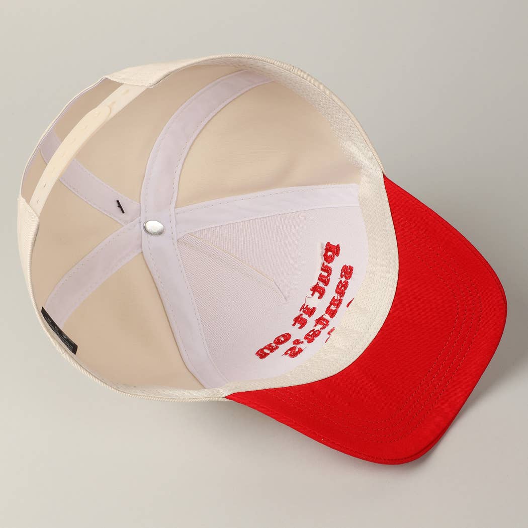 Fashion City - Wholesale Trucker Hat - Unisex - Put It On Santa's Tab Embroidery Two-Tone Hat12