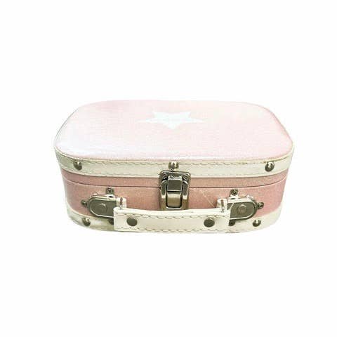 Ratatam! - Wholesale Jewelry Box/Organizer - Kids - Pink glitter suitcase