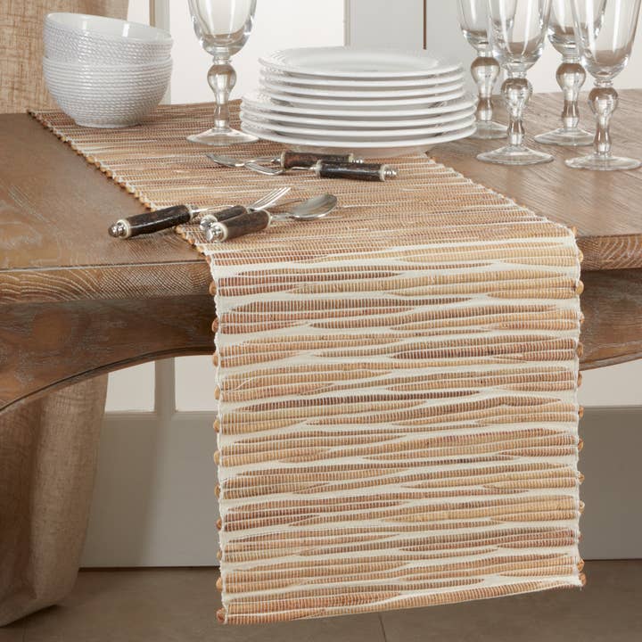 Saro Lifestyle - Wholesale Table Runner - Water Hyacinth Runner