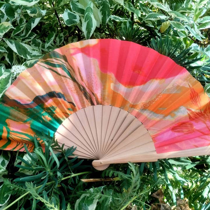 Maison Chapal – Engroshandel Tilbehør til foldbar ventilator – Ventilator med flamencoinspireret print fra Maison Chapal1