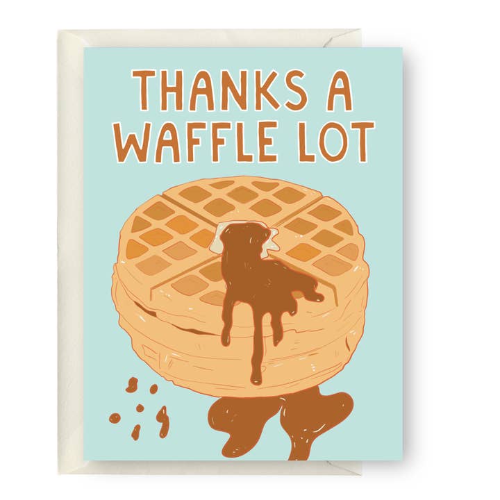 Vielen Dank, eine Menge Waffeln für den Großhandel von After Party Paper Co.