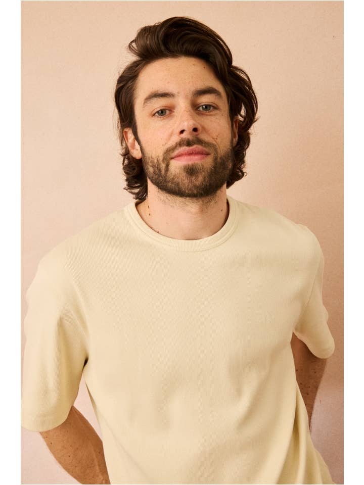 JAQK - Wholesale T-Shirt - Men's - Ribbed T-shirt Sète Milk