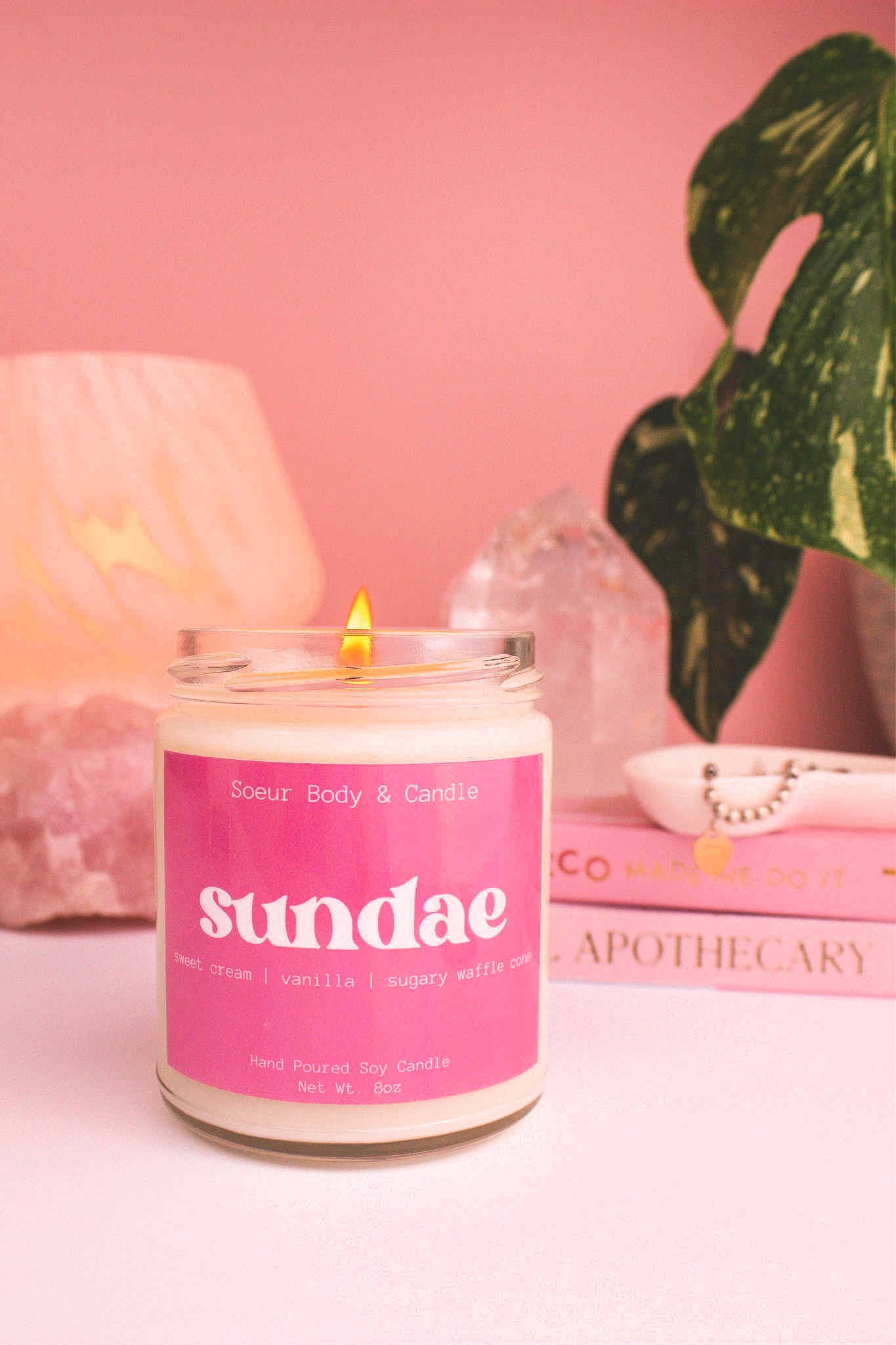 Soeur Body and Candle - Wholesale Jar/Filled Candle - Sundae Soy Candle3