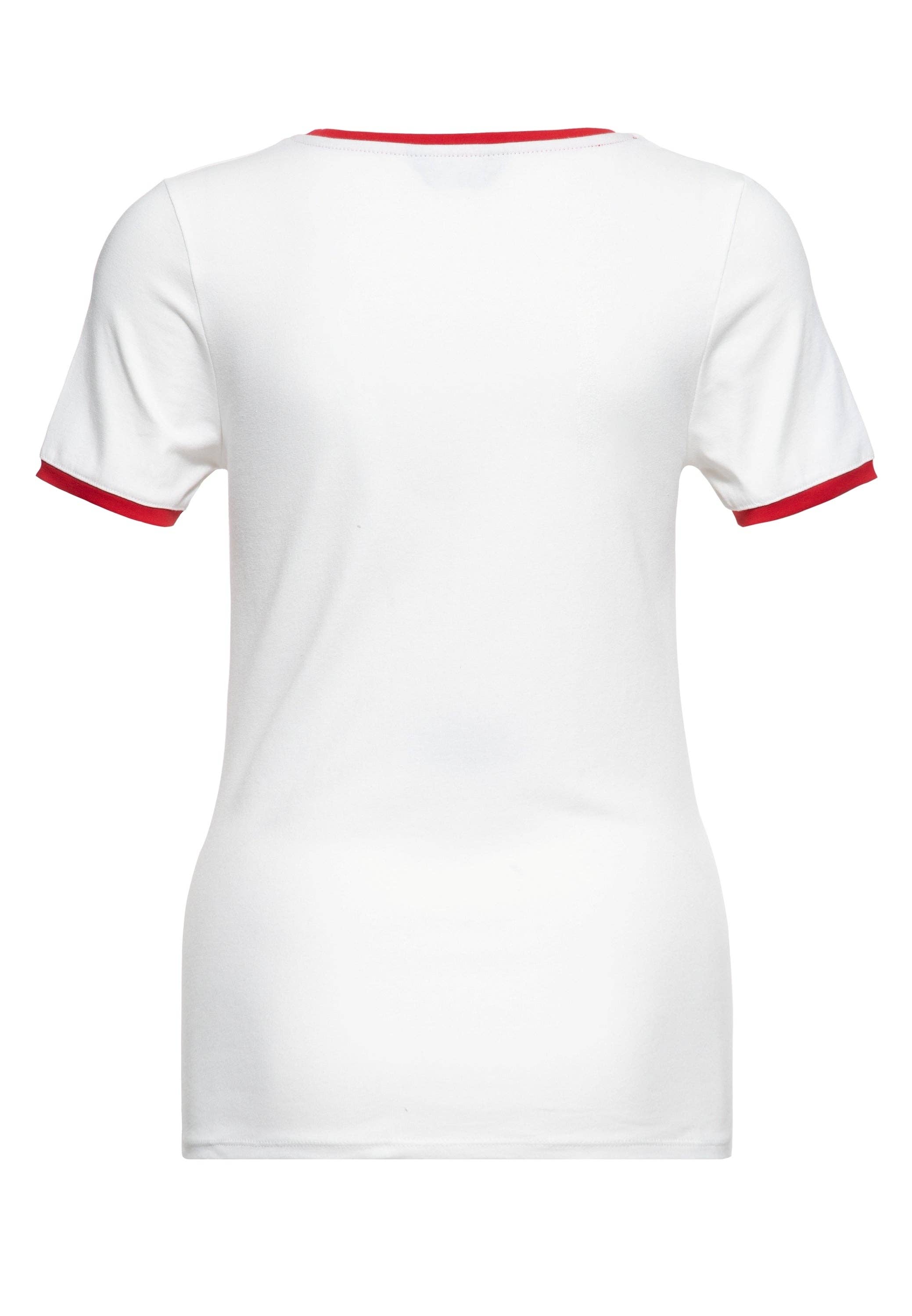 KING KEROSIN – Großhandel T-Shirt – Damen – Ringer T-Shirt «Lago di Garda»2