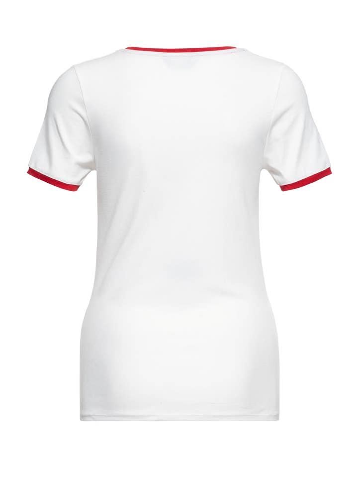 KING KEROSIN – Großhandel T-Shirt – Damen – Ringer T-Shirt «Lago di Garda»2