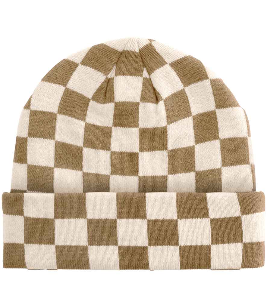 Pierre Francis – wholesale Beanie – Men's – Beechfield - Checkerboard Beanie1