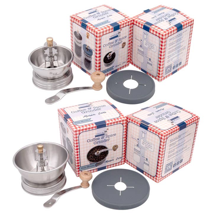 Mason Jar Lifestyle - Wholesale Coffee Grinder - Coffee and Spice Grinder Lid for Mason Jars4