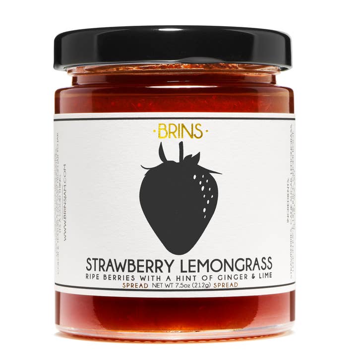 BRINS - Wholesale Jam/Jelly - Strawberry Lemongrass Spread and Preserve0
