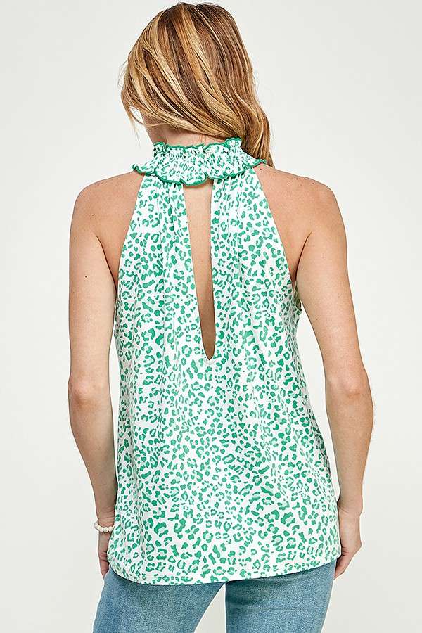 Culture Code – Großhandel Tanktop – Damen – CJK1434P - HALTER-TOP MIT SMOCKKRAGEN0