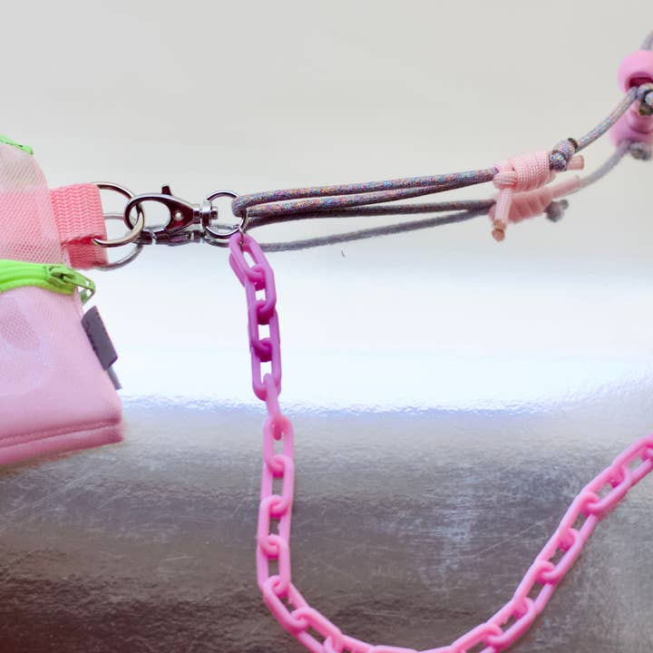 Adjustable Key Chain or Bag Strap - Rosa Sparkles for wholesale by Pikto3000