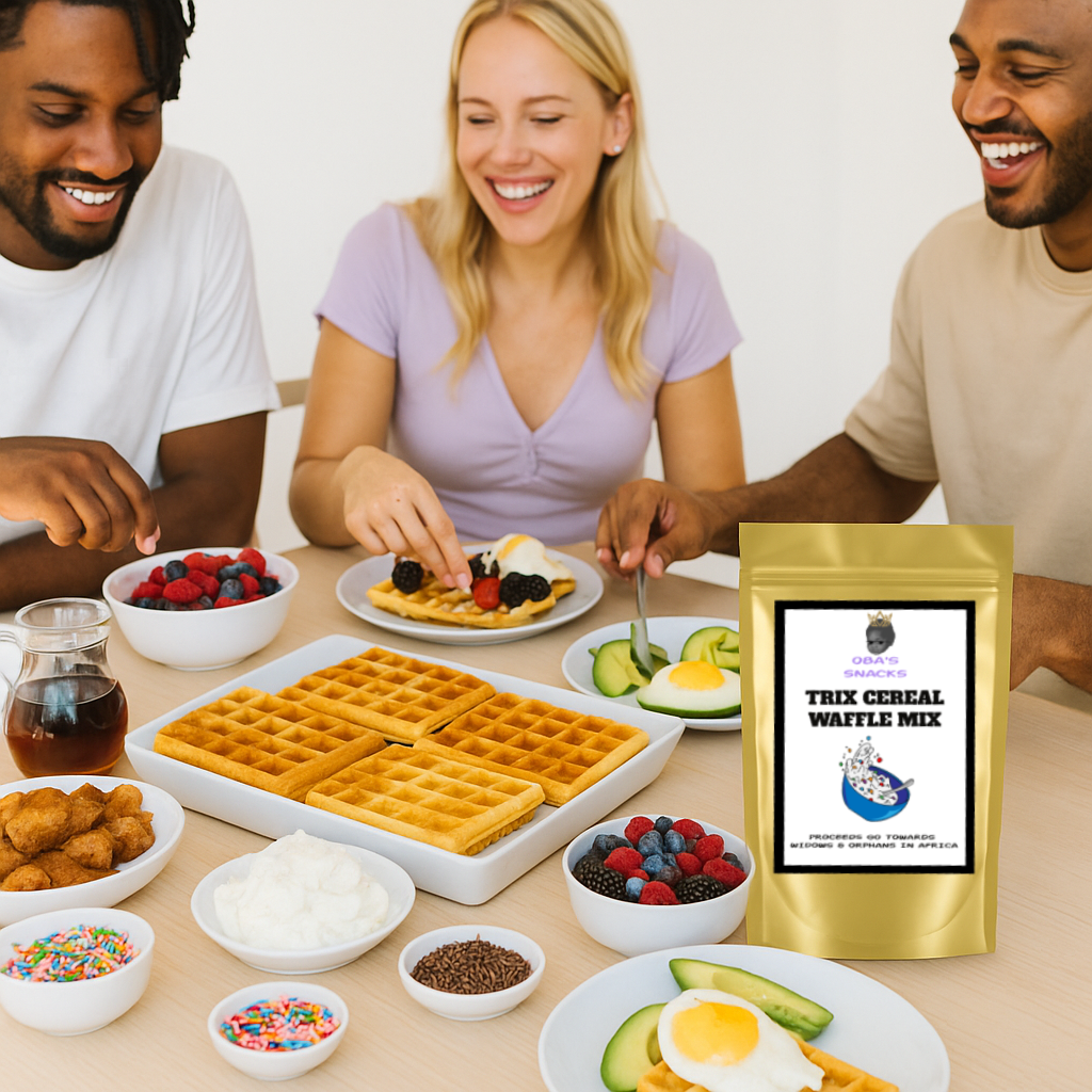 Maqoba – Preparado de waffle por atacado – Mistura para Waffles de Cereais Trix - Feita com cereais Trix reais!2