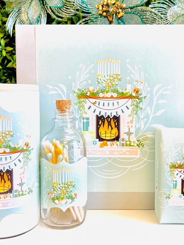 Grande confezione regalo Hanukkah Mantle per la vendita all'ingrosso da parte di Love & Luck Greetings