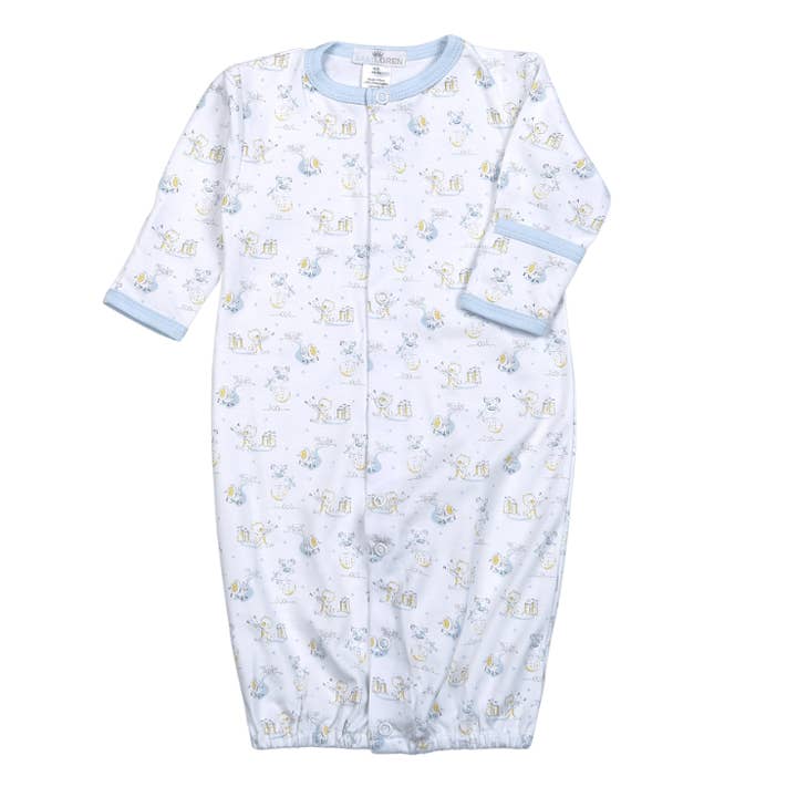 NRB-211 Kinderliedjes Blauwe Pima Converter JURK voor wholesale door Hug Me First