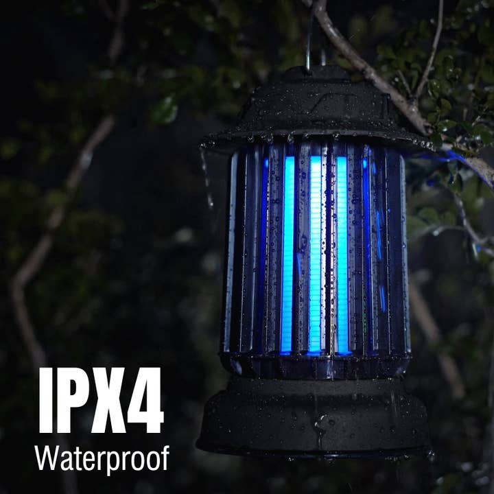 Radioddity - Wholesale Insect Repellent - Raddy MZ-1 Outdoor Bug Zapper | Auto Self-Cleaning Brush | IPX4 | 1200mAh Rechargeable Battery