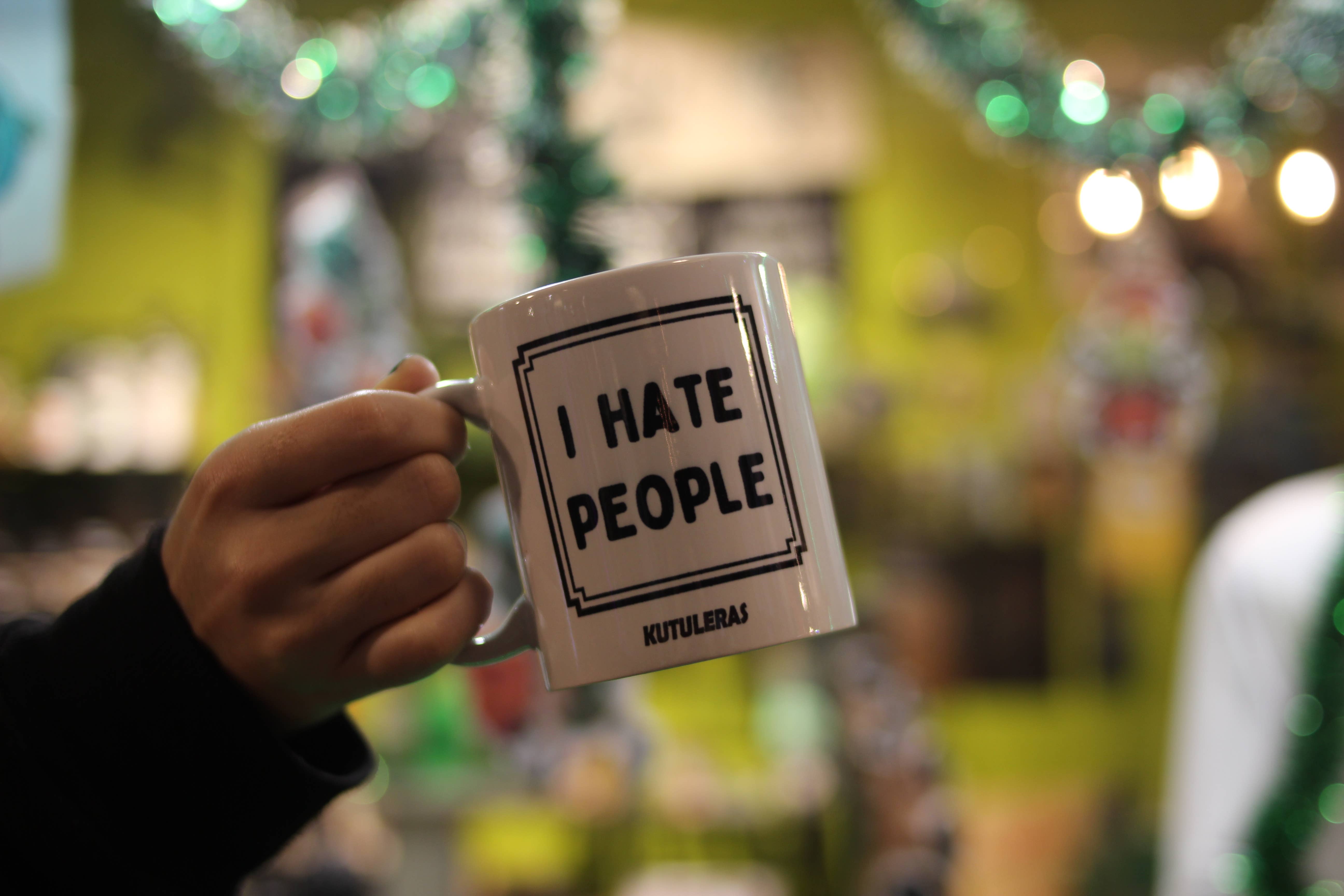 Kutuleras - Wholesale Coffee Mug - Hate people mug rude Sarcastic Gift punk message3