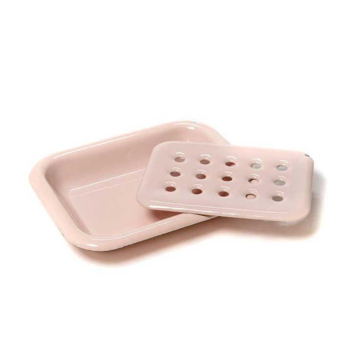Les Choses Simples – wholesale Tvålhållare – Emaljerad tvålkopp - Rosa