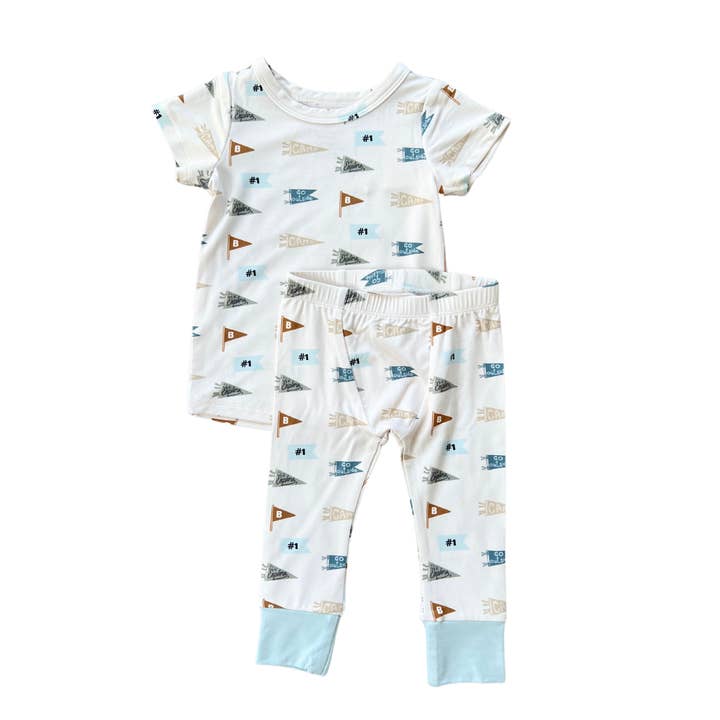 babysprouts clothing company - Wholesale Lounge Set - Kids - Bamboo Short Sleeve Lounge Set Kids Clothing Spring 2025