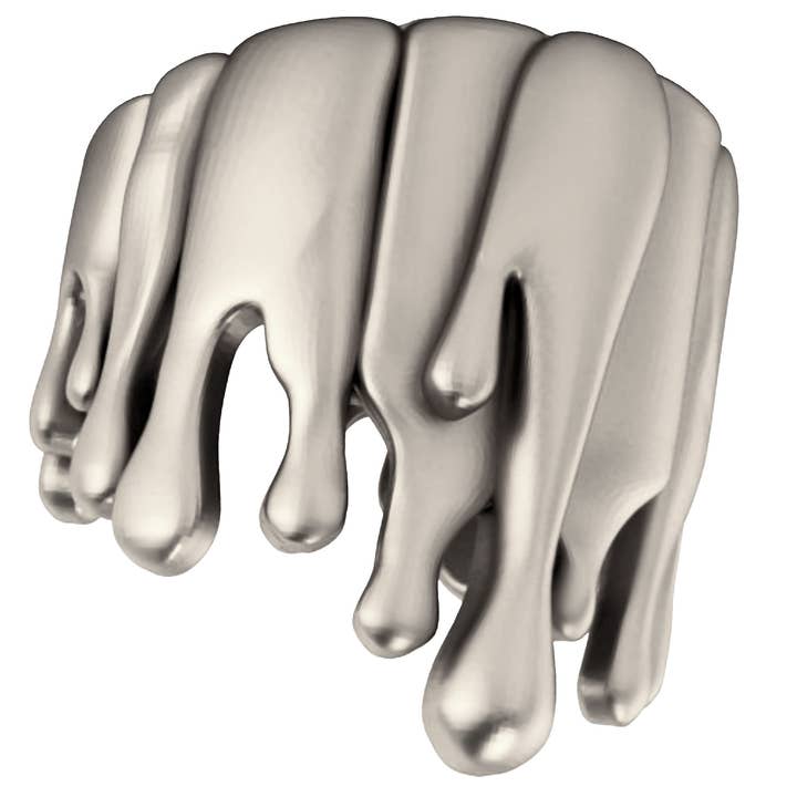 Antonio Wehrli tyngdekraften maling dryp Ring: kunst i smykker - Sterling sølv for engroshandel hos Jane A Gordon: Jewelry Art Gifts Inspiration