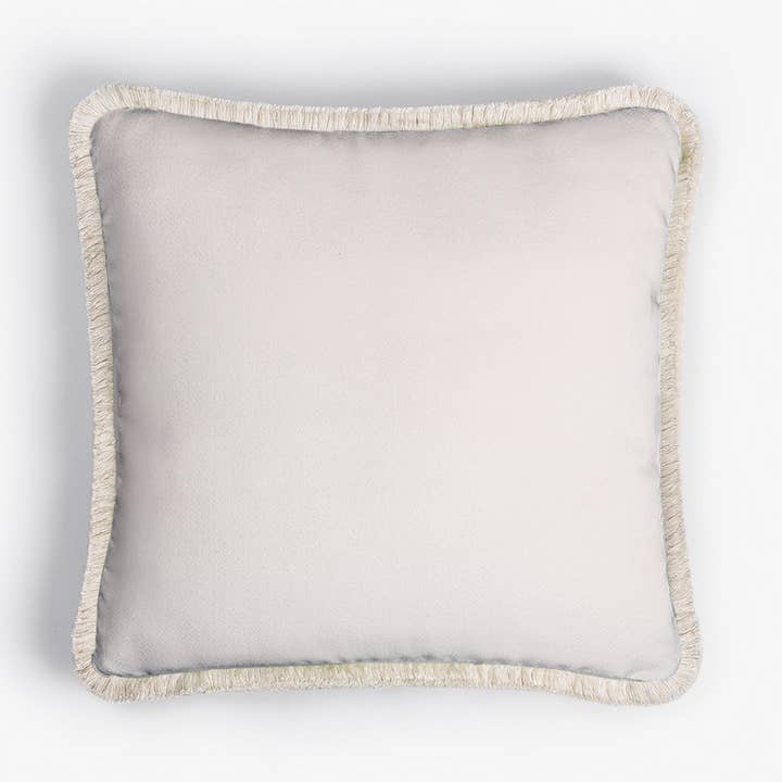 HAPPY PILLOW Velvet puder med en kontrastfarve trim for engroshandel hos Lo Decor