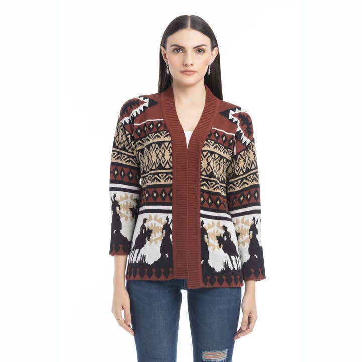 Aniyah Range Riders Cardigan for wholesale by Myra Bag