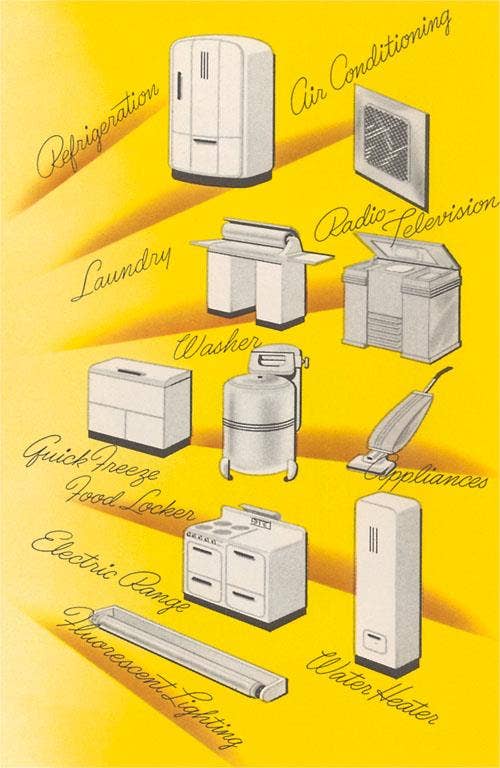 Found Image Press - Wholesale Postcard - Postcard AD-645 Appliances0