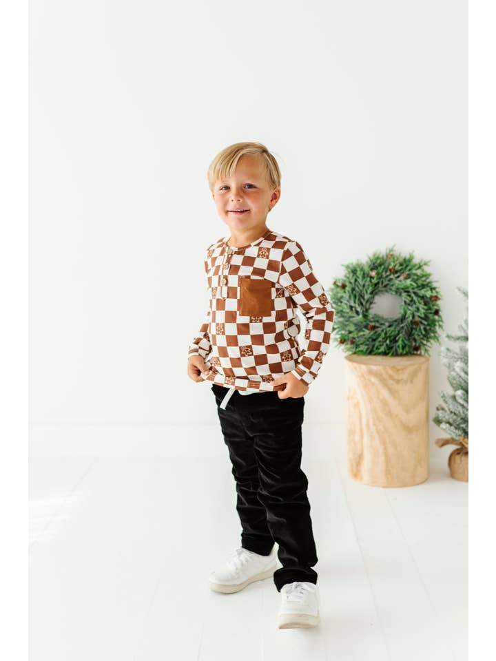 Made By Molly - Wholesale T-Shirt - Kids - Gingerman Check | HENLEY8