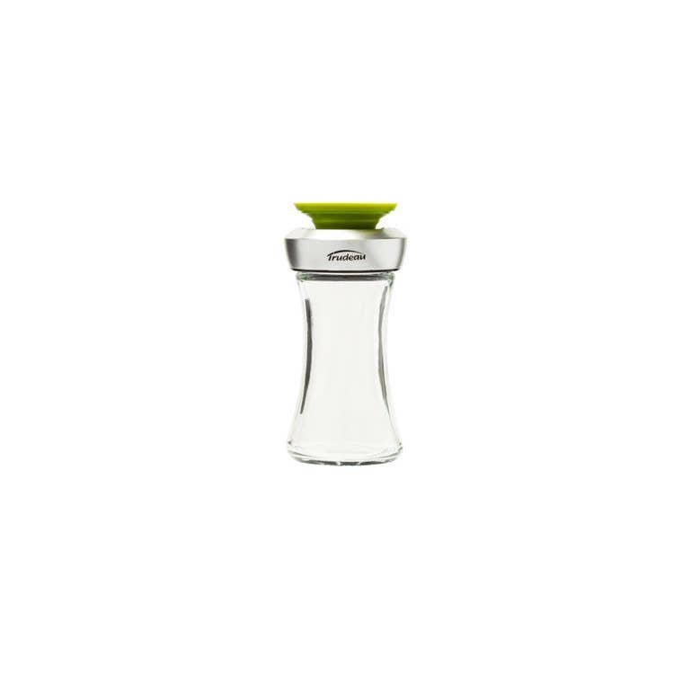 Kadra Kitchenware – wholesale Salt & pepper shaker set – Trudeau - Glass, Pop Salt & Pepper Shaker, Green Top0
